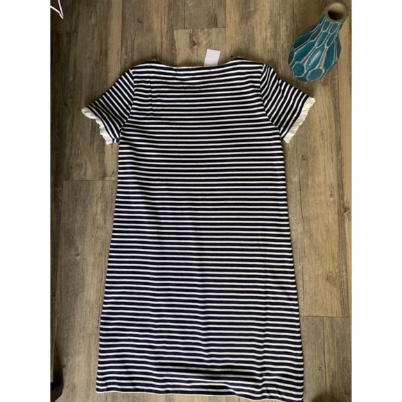 NWT J. Crew Striped Poplin Dress. Size Small. - Picture 4 of 6